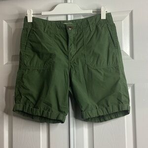 Lucky Brand Olive Cargo Shorts 26 Hiking Pockets